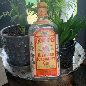 Vintage Gordon’s empty bottle
